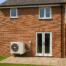Residential AC unit installed at the back of a Reading property